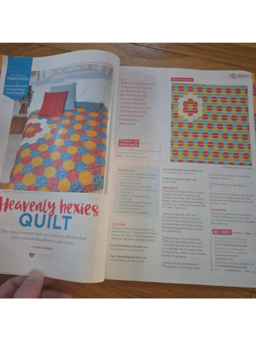 Quilting Patchwork Encyclopedia Magazine Volume 1 - 52 projects